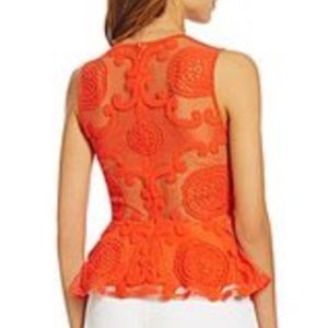 COPY - Gianni bini red orange lace top